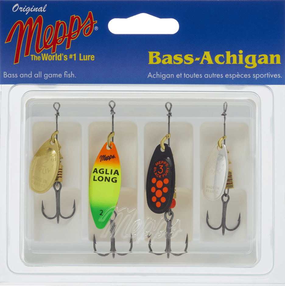 Mepps Kit Bass - Achigan - Cuillères - Kit de pêche