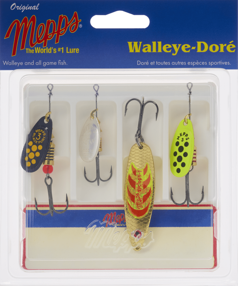 Mepps Kit Walleye - Doré - Cuillères - Kit de pêche