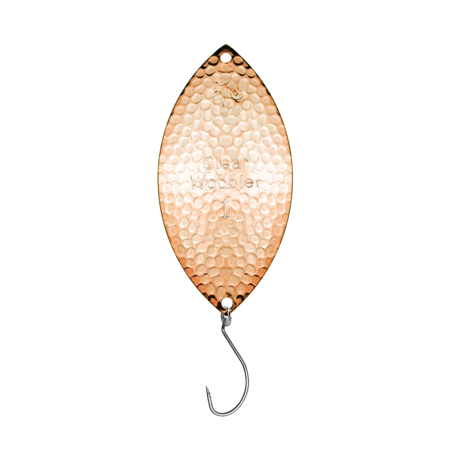 Etic Clear Wobbler Martelée - Cuillères - Kit de pêche