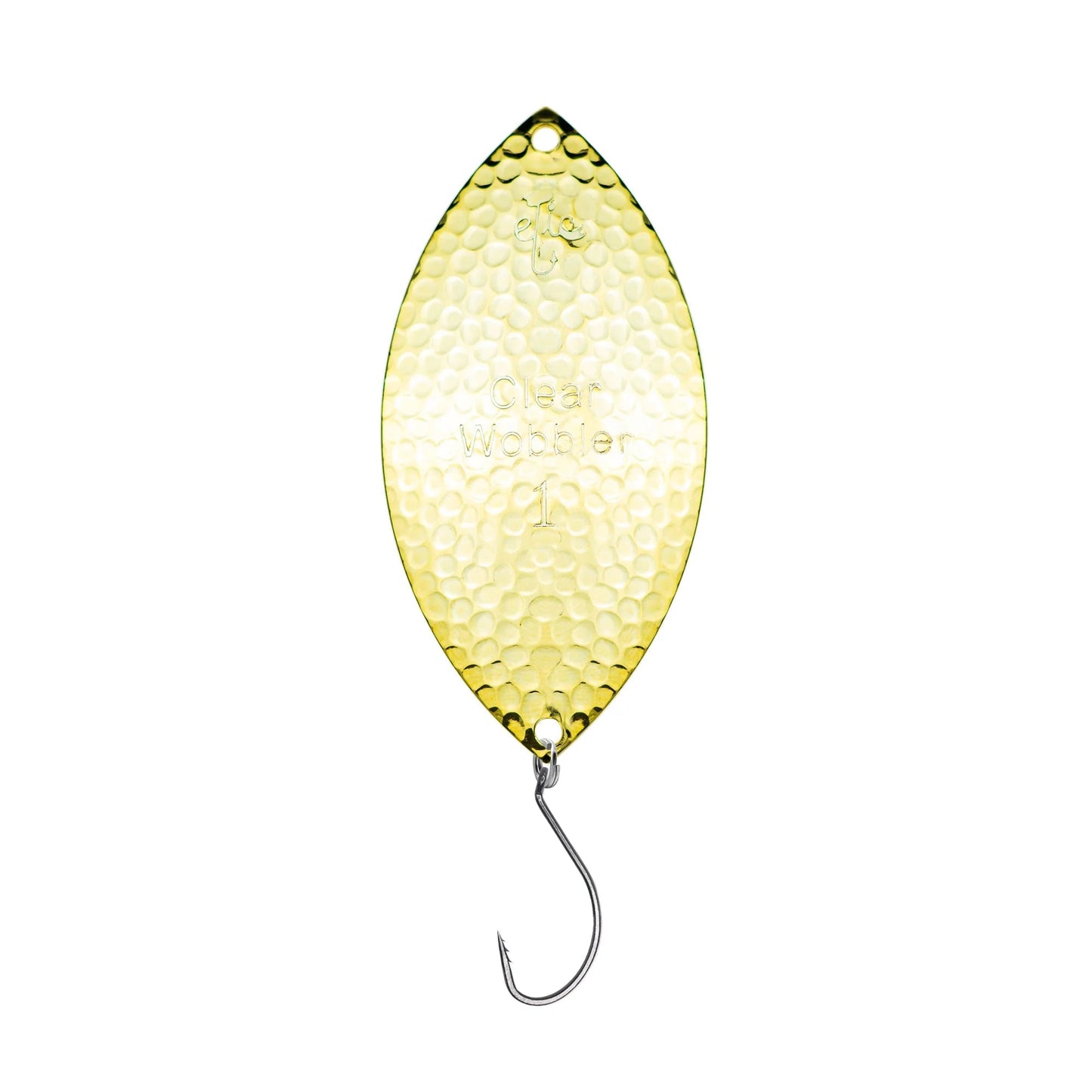 Etic Clear Wobbler Martelée - Cuillères - Kit de pêche