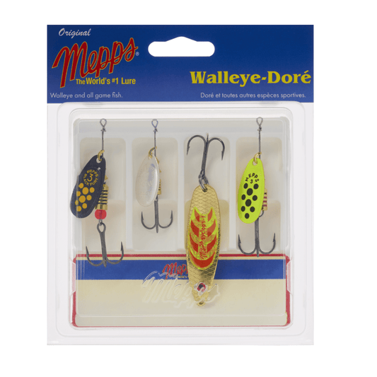 Mepps Kit Walleye-Doré - Cuillères - Kit de pêche